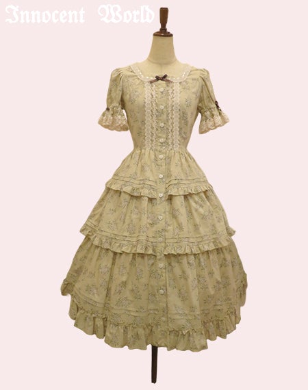 小さなお花のドールドレス/付属品お取り外し