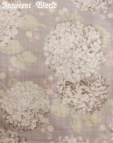 優しいお色のあじさいワンピース