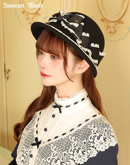 リボンクロッシェハット