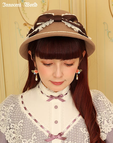 リボンクロッシェハット