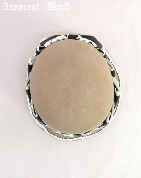 リボンクロッシェハット