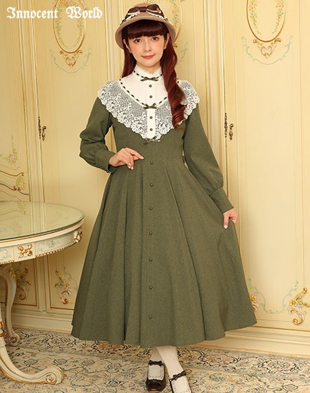 白百合ワンピース