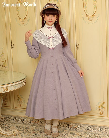 白百合ワンピース