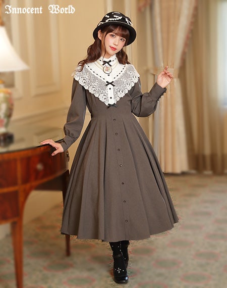 白百合ワンピース