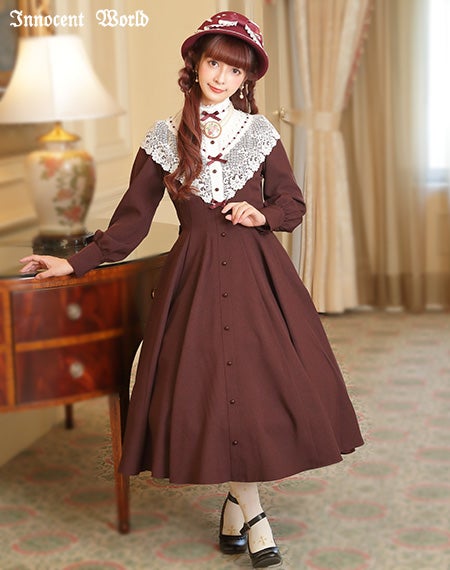 白百合ワンピース