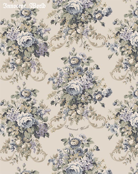 優美なる薔薇のリボンワンピース/生地見本