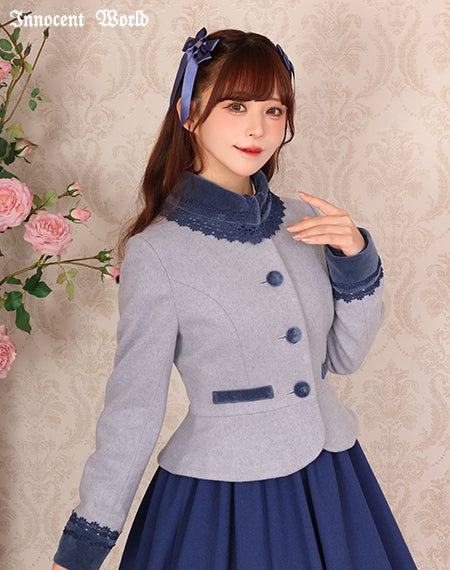 Classy ペプラムショートコート