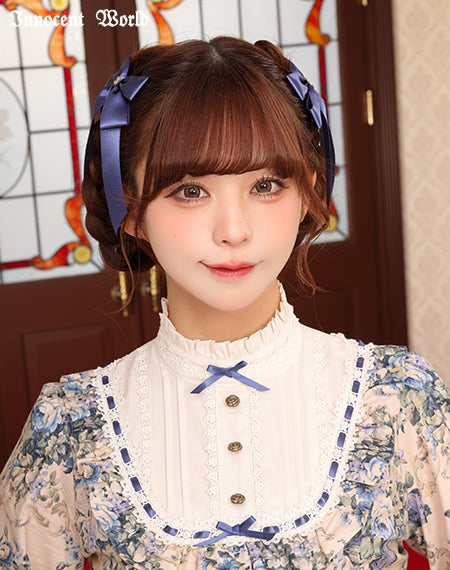 IWチャームのサテンツインリボンクリップ