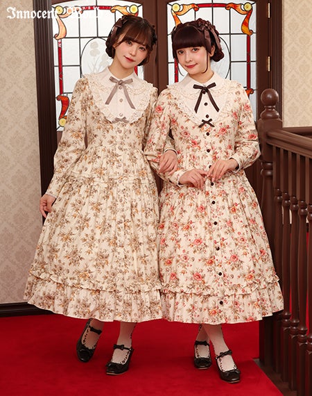 秋桜の乙女ワンピース