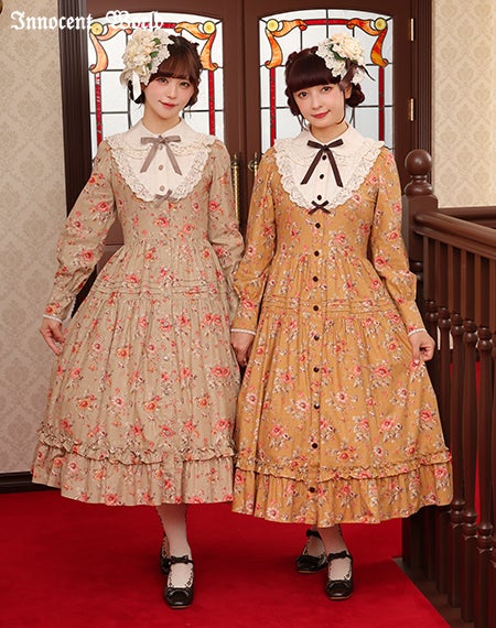 秋桜の乙女ワンピース