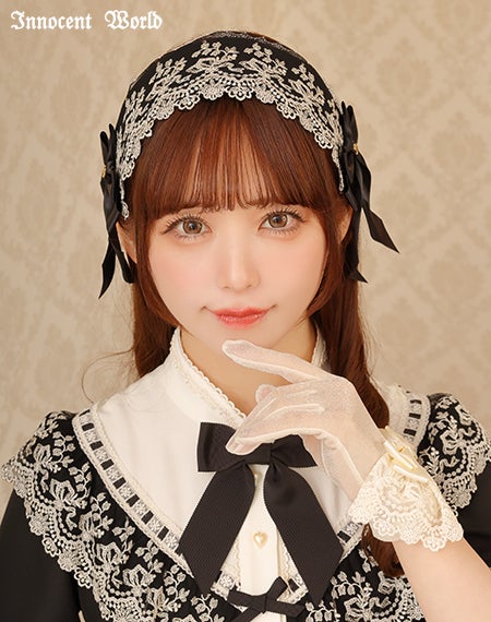 すずらんレースリボンヘッドドレス