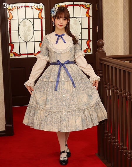 トワルドジュイ　ドールドレス