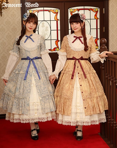 トワルドジュイ　ドールドレス/コーディネート例