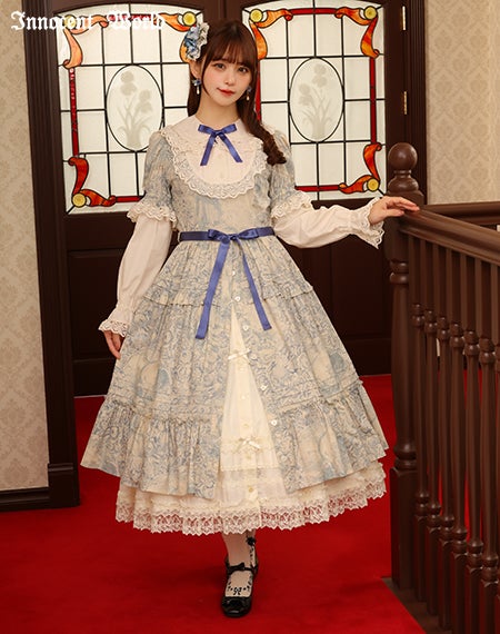 トワルドジュイ　ドールドレス/コーディネート例
