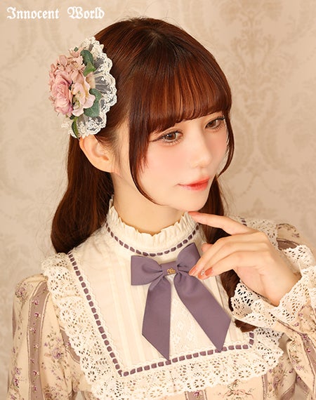 ミニ薔薇ブーケクリップ
