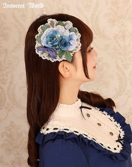 ミニ薔薇ブーケクリップ