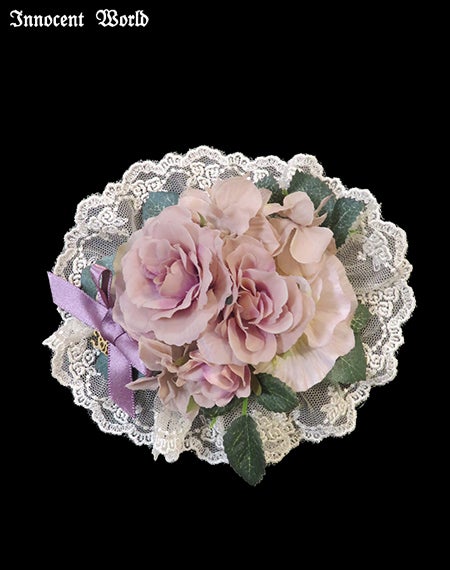 ミニ薔薇ブーケクリップ