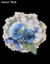 ミニ薔薇ブーケクリップ