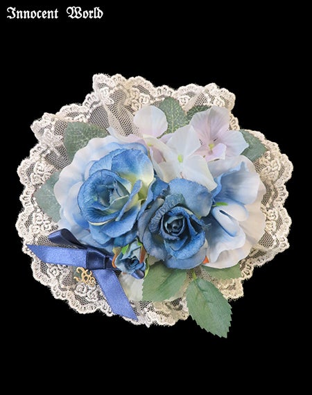 ミニ薔薇ブーケクリップ