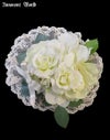 ミニ薔薇ブーケクリップ