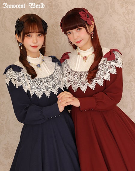 リボンレースワンピース
