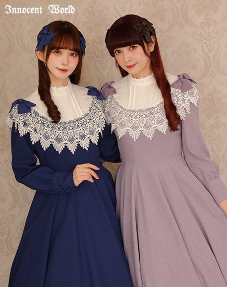 リボンレースワンピース