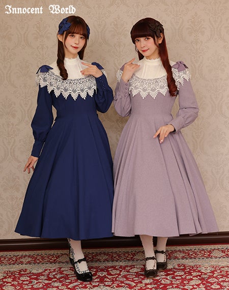 リボンレースワンピース