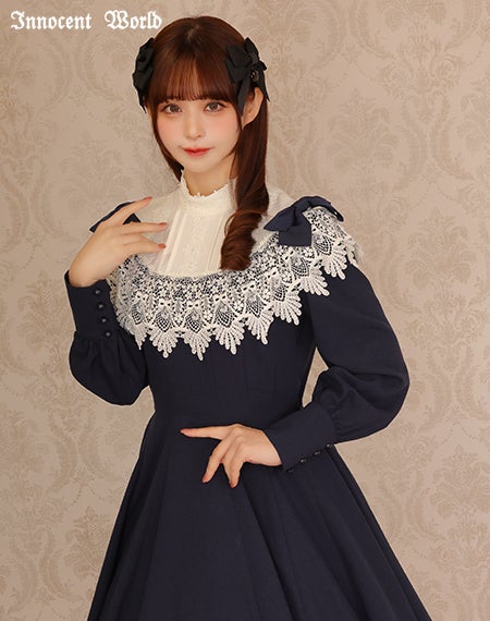 リボンレースワンピース