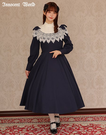 リボンレースワンピース